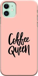 CustomEra Apple iPhone 11 Multicolour Coffee Queen Design Polycarbonate Hard Case Back Cover