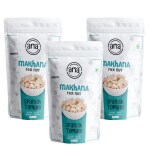 Aria Makhana (Pack of 3 * 65 Gms) SPANISH TOMATO MAKHANA Phool Makhana, Foxnut, Gorgon Nuts