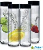 JIGSHTIAL SmartBuy Dishwasher safe Glass Water Bottle - 750 ml (pack of 4)