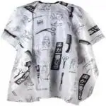 Dhanishka Printed Hair Cutting Sheet Hairdressing Gown Cape Barber Cloth Salon