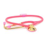 RCSP Single Head Stethoscope For Doctors And Medical Students, Profeional Monitoring Stethoscope With Flexible Tube And Soft Sealing Ear Knobs, Attractive And Eligant Looks (Pink)