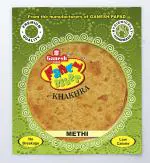 Ganesh Papad Fancy Bites Methi Khakhra, 200 Gm PACK OF -2