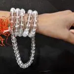 AYODvati Sphatik Mala 108 Beads Original Japa Prayer Beads-Aaa Grade Spatik Mala Healing Gemstone Clear Quartz For Yoga Meditation Spiritual Reiki Feng Shui (5Mm Beads)