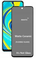 Hot Selling Edge To Edge Tempered Glass for Poco X3 Flexible Ceramic Matte Tempered Glass |Pack of 1