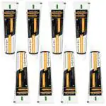 Pearlie Bright Activated Charcoal SUGAR Free Toothpaste-110g (Pack of 8) for teeth whitening and cavity prevention