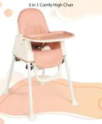 StarAndDaisy Comfort 4in1 Premium Multifunctional High Chair with Booster, Normal, & Detachable Tray