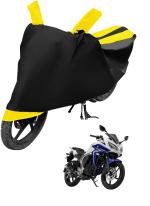 Auto Hub Bike Cover for Yamaha Fazer FI , Dustproof UV Protection water resistant Custom Fit Cover-(Black-Yellow )