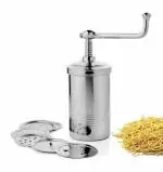 First Front Sev Sancha Machine with Free 6 Different Jali for Making Different Types of Sevaiya, Sev, Gathiya Murukku, Chakli, Bhujia (Pack of 1)