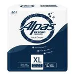 Aplas Adult Diaper Tape Style Waist Size 122-172 cm ( 48 - 68 In ) XL