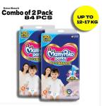 MamyPoko Pants Extra Absorb Baby Diapers, X-Large (XL), 42 Count, 12-17 kg Combo of-2