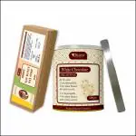 KURAIY White Chocolate Wax for Smooth Hair Removal - 800gm White chocolate extracts + 40 Wax Strips +1 Steel Knife For all skin types Removes Tan, Dead Skin For Arms, Legs and Full body