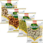 Notlih Almonds+Cashews+Kishmish+ Pistachios 200gm*4