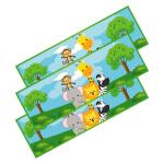 Festiko 80 Pieces Jungle Theme Water Bottle Labels ,Water Bottle Stickers, Jungle Bottle Wrappers