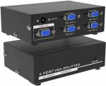 CABLES MASTER VGA Splitter 1 in 4 Out, Multiple Monitors Share One Computer (VGA-1-IN-4-OUT)
