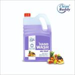 CLEAN BUDDY Mix Fruit Hand Wash Liquid Soap 5L, Germ Protection, Paraben Free, Dermatologically Tested, Suitable for all Skin Types