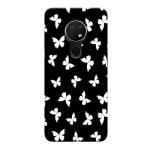 Mobiera White Flies Design Printed Back Cover Case For Nokia 6.2