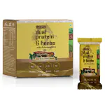 Voll Pro Protein Bar with Herbs| Whey Protein | Plant Protein| Ashwagandha | Flaxseeds | Moringa| Spirulina | No Added Sugar [Pack of 6] 60g Protein Bars: 18g Protein Blend 5.5g Fiber Probiotic & BCAA