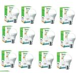 Gramlite 7 W Round B22 LED Bulb (White, Pack of 12)