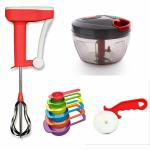 ODD M EVEN Quick and Handy Chopper, Blender, Spoon, Cutter Kitchen Tool Set
