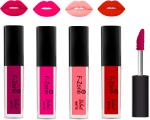 OUR BEAUTY Multicolor Kiss Proof Velvet Matte Liquid Lipstick 52, 16 Ml (Pack Of 4)