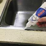 OXILY Bathroom, Kitchen Tiles Water Resistant Silicone Sealant Grouts Repair Filler Tube 180ml