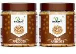 Bharvi Dried Apricot (Khumani, Khurbani, Jardalu, Prunus Badam Bor) - 500gm (Pack of 2 - 250g Each)