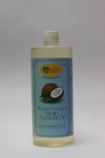 Aigiri Natural's Wood Pressed Virgin Coconut Oil | Kacchi Ghani/Chekku/Kolhu | Chemical Free, Transfat Free, Cholesterol Free | 1L