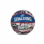Spalding Graffiti Rubber Basketball (Blue-Red)