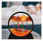 Jalaram ExportsMoving Sand Art Picture Glass Liquid Painting 3D Natural Landscape showpieces for Home Decor 