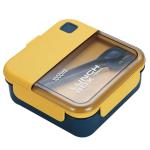 Kuber Industries Green Plastic Insulated Lunch Box For Kids And Adults