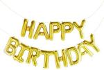 FANEX Solid Happy Birthday Foil Balloon (Pack of 13)