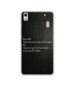 Casotec Thought On Life Troubles Design Printed Silicon Soft TPU Back Case Cover for Lenovo K3 Note / A7000