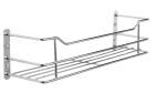 KUSHP Stainless Steel Bathroom Shelf I Kitchen Rack I Bathroom Accessories zholder (14 Inches) Chrome Finish, Silver