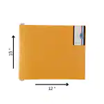 Eslee Data Binder File | Computer File | Best for 15x12 Inches Size Paper | Use to Store Perforated Sheets | Plastic Clip | Brown - (EO85 15x12 Brown)