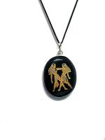 Astroghar Black Tourmaline Crystal Black Pendant For Men And Women