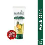 Biotique Pine Apple Oil Balancing Face Wash for Oily Skin Types 50ml (Pack of 4)