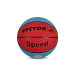 Vector X Rubber Red And Sky Basketball Size- 3