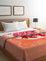 Unisex Multi Floral Mild Winter 800 GSM Double Bed Blanket