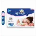 Wowper Fresh Baby Diaper Pants | New Born (XS) Size - 28 Pieces 0-5 Kg | Pack of 1 | Wetness Indicator | Upto 12 Hrs Absorption |