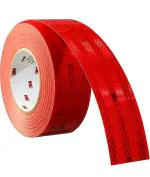 ETS Handpro 3M 2 inch (50.8 mm) Width x 20 Feet High Intensity Warning Retro Reflective Reflector Radium Conspicuity Sticker Tape Sheet For Car, Truck, Lorry, Cycle Color : Red