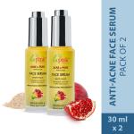 La Pink Acne & Pore Perfection Face Serum with White Haldi for Skin Radiance 30 ml (Pack of 2)