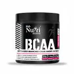 RENUTRIMASS BCAA Powder| 5 Grams of Amino Acids, Caffeine Free | Pure Powder Pre-Post Workout -250gm| FDA & ISO CERTIFIED. (Pink Guava)