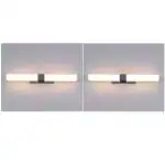 Gesto 15W Modern Style Led Mirror Picture Wall Light- Dressing Table Lights | Vanity Lights | 13 Inch Wall Spotlight for Painting,Art Work (Warm White, 3000K)-Pack of 2