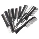 Jgsg 10 Comb Professional Parlour & Salon Use Hair Comb Set For Men & Women