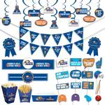 Festiko Ipl Team MI Combo Pack (Set of 101 Pcs), Ipl Theme All-in-one Combo Decorations, Cricket Party Props, Ipl party supplies, Ipl Theme Decorations