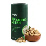 ELEGITY 100 % Natural Salted Pistachios - Papertube (400 gm) | Namkeen Pista Dry Fruit | Crunchy, Tasty & Healthy | Rich in Fibre & Protein | No Added Preservatives & Colour in Nutritious Nuts