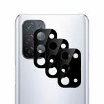 Kite Digital Oppo A54 (5G) / A74 (5G) [Black] Back Camera Lens Protector Tempered Glass Full Camera Coverage with Easy Installation Kit (Pack of 3)