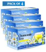 Nutrovally Chamomile Herbal Green Tea | Green tea 100 Bags | 100% Natural Whole Leaf , Stress Relief ,Relaxing, & Good Sleep, | Green Tea bags 100 Pcs