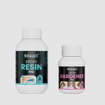 Betogen Epoxy Resin 3 : 1 - Ratio Resin and Hardener 300 gm set - Crystel Clear Resin - 225gm and Hardener 75gm, Art and Craft, DIY, Begginers Resin Art kit [ Resin :- 225gm And Hardener :- 75gm ]