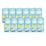 VDC Soy Drink- 1L, (Pack of 12) Lactose-Free, No added preservatives, Zero cholesterol, Rich in Protein, Source of Dietary fiber, Fortified with Vitamins and Minerals, Plant-Based, No added sugar